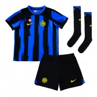 Koszulka piłkarska Inter Milan Alexis Sanchez #70 Strój Domowy dla dzieci 2023-24 tanio Krótki Rękaw (+ Krótkie spodenki)